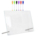 Miniatyrbild 1 av 3: 1 Set Transparent Akryl Memo Board Meddelandetavla Multifunktionell Memo BoardTransparent30X20CM Transparent 30X20CM