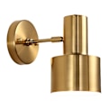 Miniatyrbillede 1 af 2: Messing væglamper Kreativ væglampe Industriel væglampe Messing væglampe Led Kobber Poleret væglampe Golden