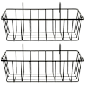 Miniatyrbild 1 av 2: 2 st Höhäcksfoder för Hamster, Kanin, Höhäcksställ, Kaninmatdispenser, Kaninburfoder, Svart 23X1 Black 23X10X7.5CM
