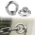Miniatyrbilde 4 av 4: M8 Øyebolter, 8 stk 304 Rustfritt Stål Ringmutter, Øyebolt for Svingkrok, Løftetilbehør