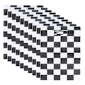 Miniatyrbillede 3 af 3: 50 stk Julepynt Julekrybbe Pynt Julegavepose Julegodtpose Julegavepose Julegodtpose Sort Hvid 25,5X16,3cm Black White 25.5X16.3cm
