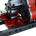 Miniatyrbilde 4 av 5: 2 stk. Anodisert aluminium skidplate girkassefeste for Crawler 90047 90022 90028 oppgraderingsdeler