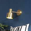 Miniatyrbilde 4 av 5: LED Vegglampe Justerbar Retning Speil Bad Gull Lys Trappe Lys Soverom Jern Vegglampe