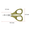 Miniatyrbillede 3 af 5: Fiskesaks til flettet line, fiskesnøre-skærer til saltvand og ferskvand, fiskesaks med savtakkede blade med retraktor eller splitringfunktion