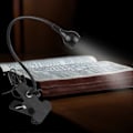 Miniatyrbilde 5 av 5: USB Oppladbar Clip-on Skrivebords LED Lampe Datamaskin Leselampe med Knapp Silver-warm Light
