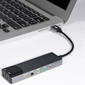 Miniatyrbilde 3 av 5: 6-i-1 Datamaskin Lydkort 5.1 Usb Eksternt Lydkort Multifunksjonell Lydkonverter for Laptop_RY