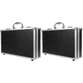 Miniatyrbillede 1 af 2: 2 stk Praktisk Mikrofon Kuffert Trådløs Mikrofon Opbevaring Organizer Box2pcs32x19cm 2pcs 32x19cm