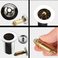 Miniatyrbillede 2 af 5: Bassin Click Clack, fjeder messing prop bolt bassin vask clicker slidsede prop bolt udskiftning tryk intern fjeder prop til badekar vask bassin afløbsprop