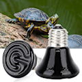 Miniatyrbillede 2 af 5: Mini Infrarød Keramisk Varmestråler Pet Lampe Reptil Lys Pære 100w