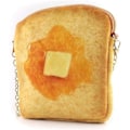 Miniatyrbild 2 av 5: RYI)Smörgåsrostat Bröd Axelväska, Söt Plysch Mat Crossbody Handväska för D
