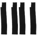 Miniatyrbilde 1 av 3: 6 stk Ensfargede Fingerløse Lange Hansker Strikkede Ull Tommelhull Votter 4 stk 4 pcs