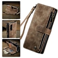 Miniatyrbild 1 av 5: For Samsung Galaxy Z Fold 3 Case, Newest Retro Wallet Case with Card Slots, Multifunctional Case with Magnetic Stand Strap Zipper_RY
