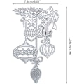 Miniatyrbillede 3 af 3: DIY Scrapbooking Håndværk DIY Lanterne Blomst Skære Dør Metal Skære Stencils Til Scrapbog