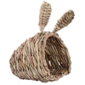 Miniatyrbilde 2 av 3: 1 stk Håndlaget Flettet Gressreir Kanin Sovereir Praktisk Kjæledyrforsyning Khaki 21X20CM Khaki 21X20CM