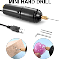 Miniatyrbild 4 av 5: Mini Liten Bärbar Elektrisk Borr Micro Usb Epoxihartsborr Smyckesverktyg Diy Tillverkning Trähantverk Rotationsverktygssats