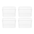 Miniatyrbillede 1 af 2: 4 stk Akryl Kaffepose Opbevaringsbokse Teposeholdere Husholdnings Sukkerpose Etuier Transparent 8,5X6,5X5C Transparent 8.5X6.5X5CM