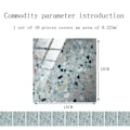 Pikkukuva 2 / 5: 20 kpl Laatta Tarrat, Keittiö Kylpyhuone Terrazzo Seinälaatta Tarrat Mittaa ja Liimaa Laatta Tarrat Liimaa Vedenkestävä (15cm x 15cm, A)