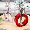 Miniatyrbillede 4 af 4: 2 stk Vase Harpiksform Med Reagensglas, Harpiksform Kompatibel Med Plantestation, Harpiksstøbeform F