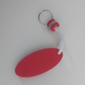 Miniatyrbillede 1 af 5: Flydende nøglering Oval skum flydende nøglering til sejlads gave målpositionering