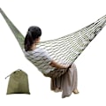 Miniatyrbillede 2 af 5: Bærbar Nylon Havehængekøje Enkelt Seng Til Rejser Camping