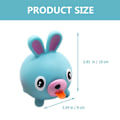 Miniatyrbillede 3 af 3: Hvalpe Tyggelegetøj Dyr Squishes Legetøj Legetøj Voksen Kawaii Fidgets Dyr Lyd Legetøj Stressaflastende Legetøj Blå 10x9cm Blue 10x9cm