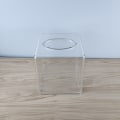Miniatyrbilde 1 av 4: Akryl Vevboks Deksel 5.1x5.1x5.4'' Klar Vevholder Serviettdispenser for Hjem Kontor Restaurant-Klar