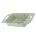 Miniatyrbilde 2 av 2: Foldbar Oppvaskstativ Oppvaskstativ Vaskeskål Rustfritt Stål Tallerken Tørkestativ Grønn3 Green 37.5x18.5x8cm