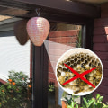 Miniatyrbild 5 av 5: Geting av getingbo Eco-vänlig hängande falskt getingbo lykta fälla 4 st