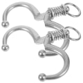 Miniatyrbilde 2 av 4: 2 stk Kveg Nese Ring Rustfritt Stål Nese Ring For Kveg Metall Kveg Vår Nese Tang 14X9CM 14X9CM