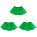 Pikkukuva 1 / 2: 6 kpl Tutu-hame 3 kerrosta Baletti Pukeutuminen Lasten Tutu-hame Tytöille Juhla Asun Tarvike (vihreä)6 6 pcs 2pcs