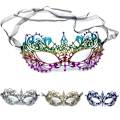 Miniatyrbilde 1 av 4: Damemaske, Blondert Venezia-maske for Ballkjole, Dansfester (4 stk)