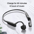 Miniatyrbillede 4 af 5: Knogleledning Bluetooth Headset Sport Trådløst Headset Bluetooth 5.0 Sort black