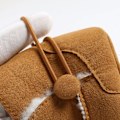 Miniatyrbillede 4 af 5: RYI)12CM Forede Læder Baby Støvler Baby Støvler Sko Vatterede Varme