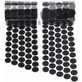 Miniatyrbilde 1 av 4: Selvklebende prikker, sterk lim  Diameter Sticky Back Hook Nylon Coins, Loop Strips med vanntett limmynter bånd (Svart