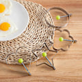 Miniatyrbillede 2 af 5: Nyt Kreativt Rustfrit Stål Hjerteformet Æggepandekage Morgenmad