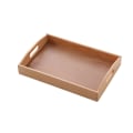 Miniatyrbilde 2 av 3: Rektangulær Serveringsbrett i Naturlig Håndlaget Bøk, Firkantet Te-Servering, Brødrull, Mat, Frukt, Flat Håndtak, Palle, Avrenningsbrett, Treplate (20*15*5cm)