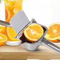 Miniatyrbilde 4 av 5: Ekte rustfritt stål sitruspresse håndpresse tungt manuell juiceekstraktor maker appelsin lime grapefrukt presser