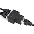Miniatyrbilde 5 av 5: 4 stk. Rj45 Ethernet Splitter Kobling 1 til 2 Splitter Adapter for Samtidig Internettilgang