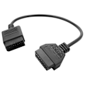 Pikkukuva 1 / 5: Nissan 14-nastainen - 16-nastainen kaapeli Obd Ii Diagnostinen liitäntä 14-nastainen - Obd2 16-nastainen adapteri toimii