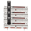Miniatyrbilde 1 av 3: 4 stk. skyvepotensiometer stereo volum potmeter lineær skyvepotensiometer