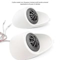 Miniatyrbillede 2 af 5: 2 stk. 2,5 tommer Bil Audio A-stolpe Tweeter Beslag Bil Tovejs Frekvens Inverteret Form Beslag Tweeter