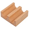 Miniatyrbillede 1 af 4: Håndrullet Sushi Holder Træ U-formet Sushi Stand Sushi Rack Sushi Serveringsstand (2-rums)
