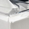 Miniatyrbillede 3 af 5: Akryl Servietboks med Låg Rektangel, Ansigtsservietboks, Transparent Servietopbevaringsboks, Velegnet Til