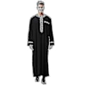 Miniatyrbild 2 av 4: Herr Mu Saudi Robe Kaftan Dubai Tunika Lång Topp Blus Thobe Kläder black M