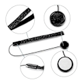 Miniatyrbilde 4 av 5: 5 stk. Linsebeskyttelsesdeksel Anti-tapt Tau, Universell Dslr Slr Kamera Anti-tapt Linsebeskyttelsesdeksel Holder Lanyard Stropp Forebygge Tap