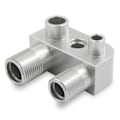 Miniatyrbillede 1 af 5: Til LSX LS3 Motor Swap Konvertering A/C Linje Kompressor Adapter Fitting, AC Kompressor Aluminium Adap s2024121229