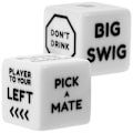 Miniatyrbild 1 av 4: 2 st Drickspel Tärningar Kub Drick-tärningar Drickspel Rekvisita för Bar Pubar