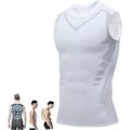 Miniatyrbilde 1 av 5: Menionic Turmalin Holdningskorrigerende Vest, Menionic Turmalin Holdningskorrigerende Vest, Holdningskorrigering WHITE A L