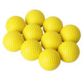 Miniatyrbilde 3 av 5: 20 stk. gule, myke, elastiske innendørs treningsgolfballer i PU