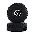 Miniatyrbild 4 av 5: 120mm Metall 1.9 Tum Beadlock Fälg Hjulnav Däck För 1/10 Rc Crawler Bil 4 Axial Scx10,3